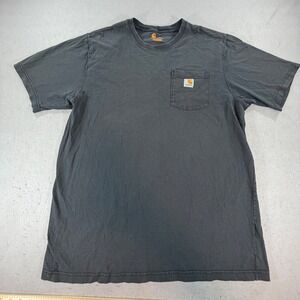 Carhartt K87 Pocket T Shirt Original Fit Black Large Tall‎ LT Cotton